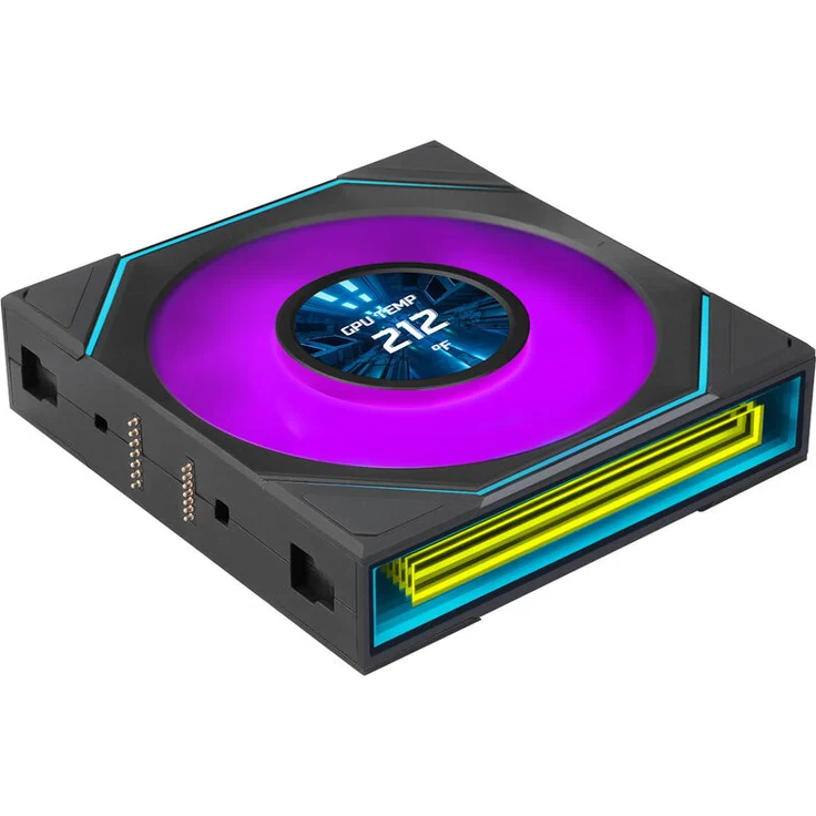 Lian Li UNI FAN SL-INF LCD FLEX, 120mm Wireless Lüfter mit ARGB-Beleuchtung und 1,8-Zoll-LCD, schwarz