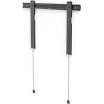 Hama Ultra-Slim TV Wandhalterung starr für 37–90 Zoll bis 80kg (ultra-flacher Fernseher-Halter höhenverstellbar, nur 14mm Wandabstand, feste Universal TV-Halterung flach VESA 50x50–600x400) anthrazit