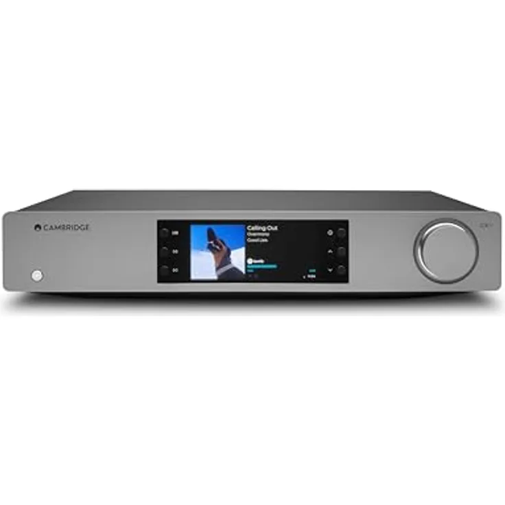 Cambridge Audio CXN100 - Separater hochauflösender WiFi-Netzwerk-Audioplayer, Streamer und Vorverstärker mit Display, integriertem Chromecast, Internetradio und Sabre DAC - Lunar Grey