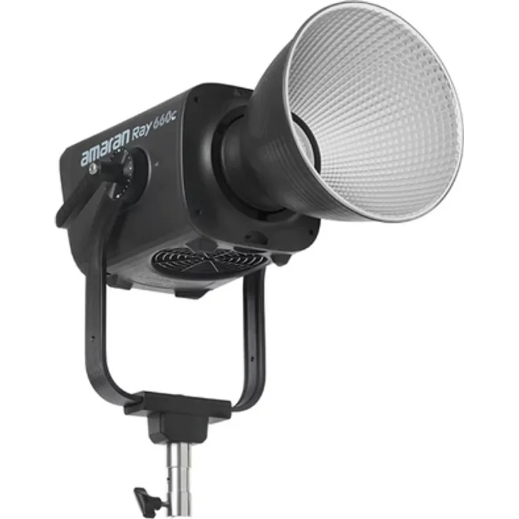 Amaran Ray 660c (EU), 660 W Full-Color COB LED-Punktstrahler mit Bowens Mount, IP54, verstellbare Farbtemperatur 2300-10000 K, 12 Lichteffekte
