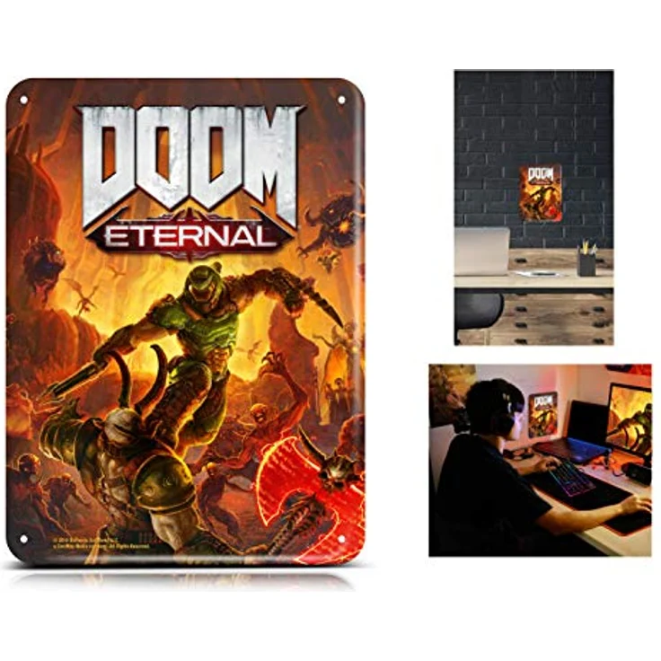 Bethesda DOOM Eternal inkl. Metal Plate [Xbox One] | knallharte First Person Action, idTech 7-Engine, Mick Gordon Soundtrack – Bild 3