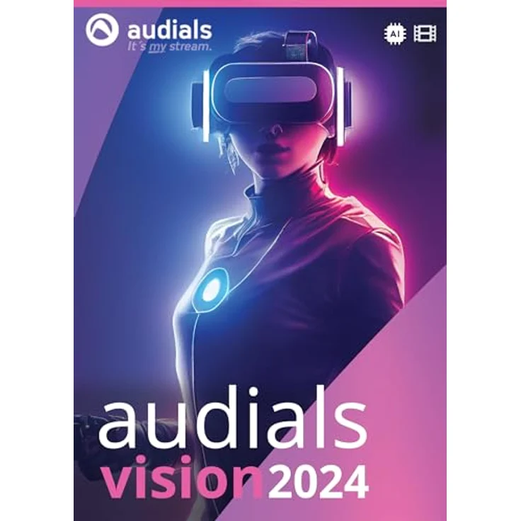 Audials Vision 2024 - Deutsch / Multilingual - Windows 11/10 - *Dauerlizenz* Videos verbessern mit der Kraft Künstlicher Intelligenz (Product Key Card) #PKC – Bild 1