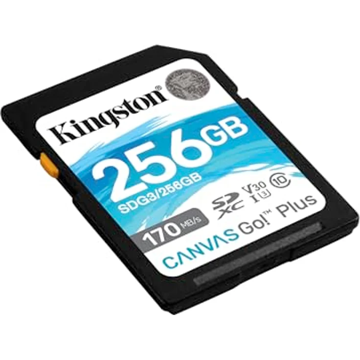 Kingston SDG3-256GB SD Speicherkarte (256GB SDXC Canvas Go Plus 170R C10 UHS-I U3 V30 ) – Bild 3