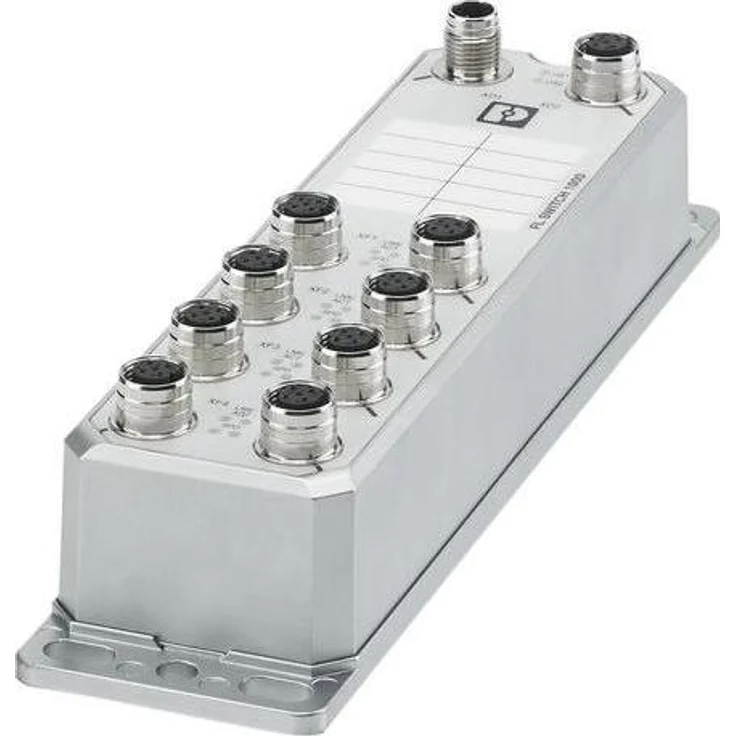 Phoenix Contact PHOENIX 1196227 Netzwerk Switch, 8 Ports, IP65/IP66/IP67, -40 °C bis 75 °C, unmanaged, für industrielle Anwendungen
