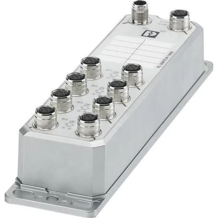 Phoenix Contact PHOENIX 1196227 Netzwerk Switch, 8 Ports, IP65/IP66/IP67, -40 °C bis 75 °C, unmanaged, für industrielle Anwendungen