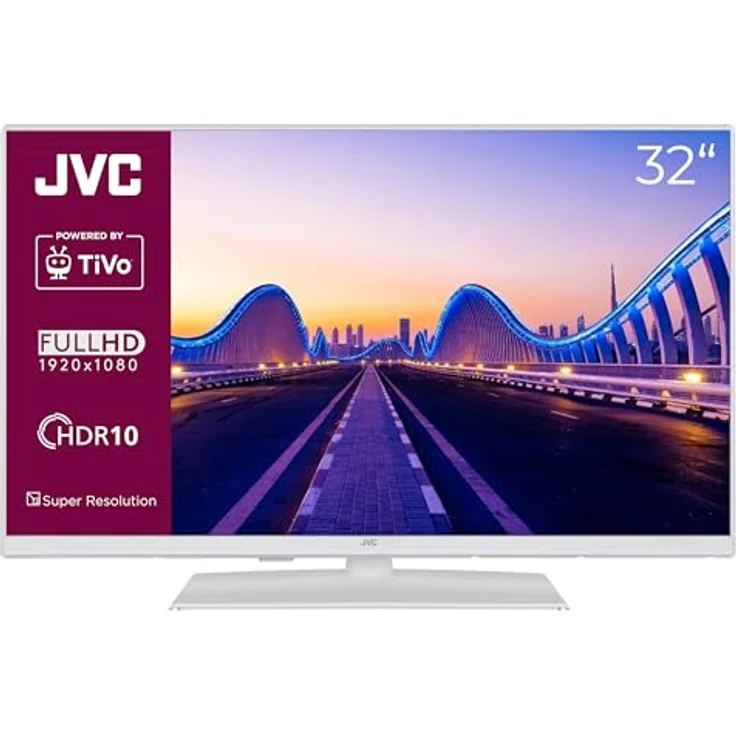 JVC Fernseher 32 Zoll Smart TV powered by TiVo (Full HD, HDR, Triple-Tuner, 6 Monate HD+ inkl.) LT-32VF5355W, Weiß - Preisvergleich – Bild 2