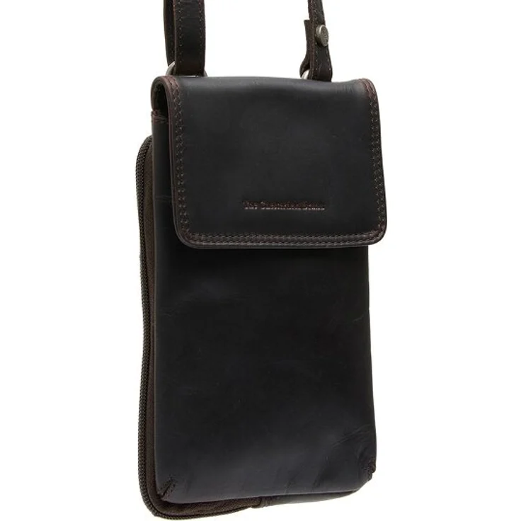 The Chesterfield Brand Langley Handytasche, 100% Leder, braun, 11 cm x 2 cm x 20 cm