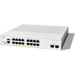 Cisco Catalyst 1200-16P-2G-Smart-Switch, 16-Port-GE, PoE, 2 x 1-GE-SFP, eingeschränkter Lebenszeitschutz (C1200-16P-2G)