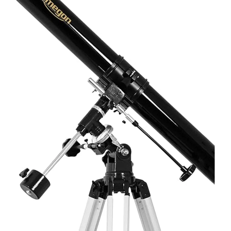 Omegon Teleskop AC 70/900 EQ-1, Einsteiger Refraktor mit 70mm Öffnung für klare Nachthimmel-Beobachtungen – Bild 3