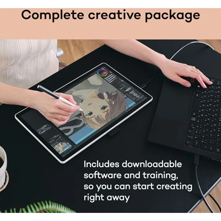 Wacom One Pen Display 14", Grafiktablett mit hochauflösendem Bildschirm – Bild 6