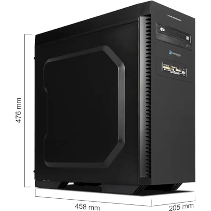 Ankermann CAD V3 Desktop-PC | Intel Core i5-12400F | Nvidia Quadro M2000 4GB | 32GB DDR5 RAM | 1TB NVMe SSD | Windows 11 | WLAN & Bluetooth | Libre Office – Bild 3