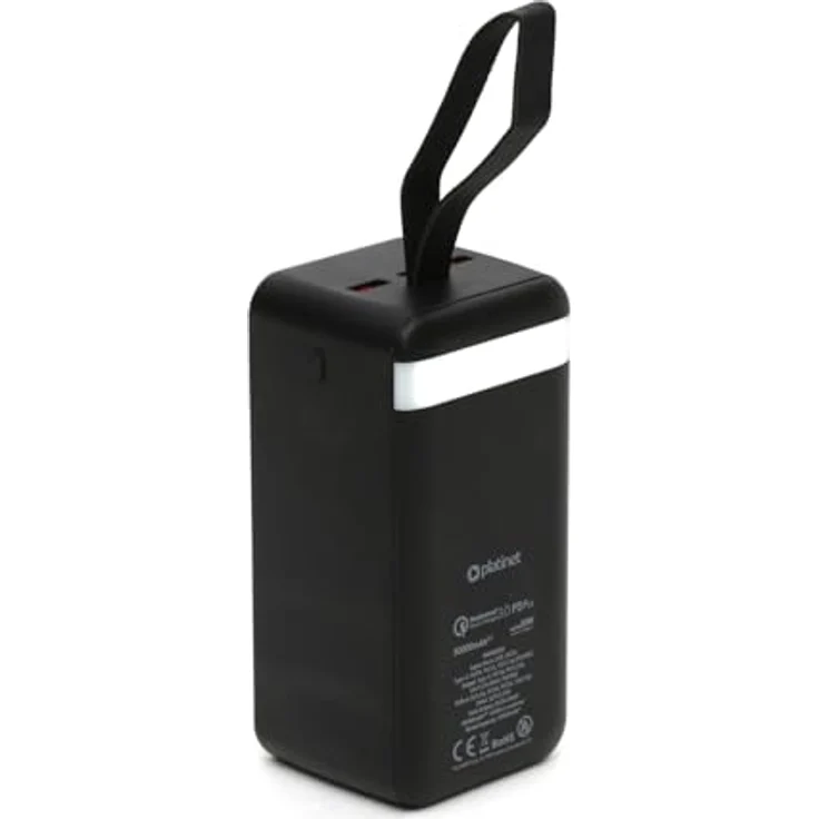 Platinet 45872 5000mAh Powerbank, weiße Power Delivery mit Quick Charge 3.0 und LED-Taschenlampe – Bild 3