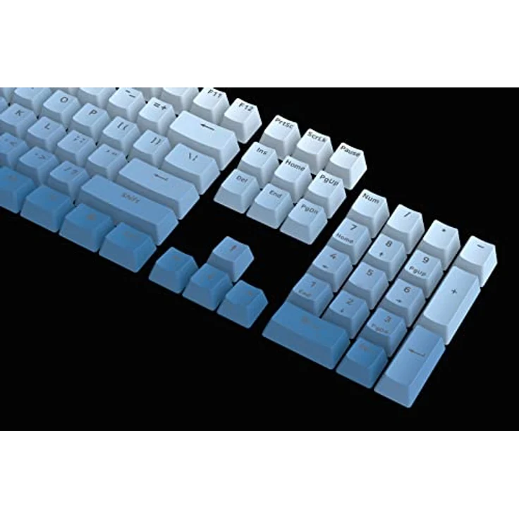 Redragon A134 Tastenkappen Set, Ombré-Blau, 104 Tasten, Doubleshot PBT, OEM/Cherry-Profil, ANSI-Layout, kompatibel mit Redragon mechanischen Tastaturen – Bild 3
