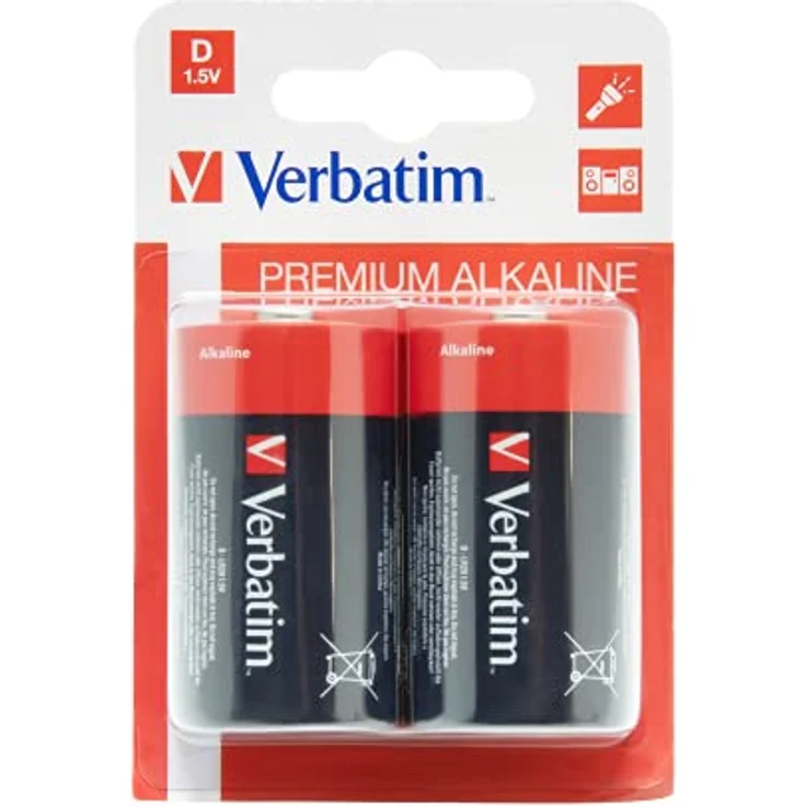 Verbatim Alkaline 1.5V - D-LR20 Block Batterie - 2er Pack – Bild 5
