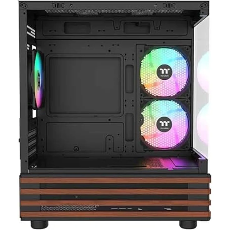 Thermaltake View 170 WS ARGB, Micro Tower PC-Gehäuse, Schwarz, micro ATX, Mini-ITX, Gehärtetes Glas, Gaming, mit RGB-Beleuchtung – Bild 8