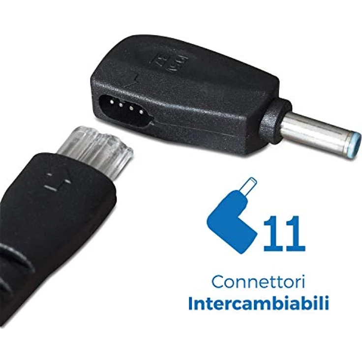 Vultech AU-120W Rev. 2.5, Notebook Netzteil mit 120 W Leistung, Schwarz, universelles Ladegerät mit 11 Anschluss-Tipps – Bild 2