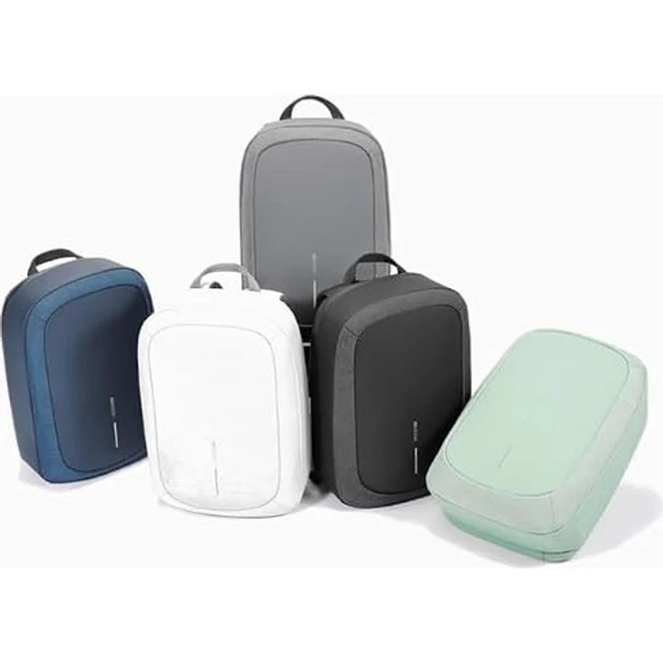 XD Design Bobby Edge Business-Rucksack, 46 cm Laptopfach aus 100% PET, in Off White – Bild 6