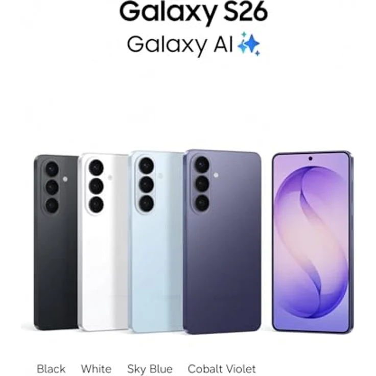 Samsung Galaxy S26 AI Smartphone, 512 GB Speicher, 6,3 Zoll Display, 2.340 x 1.080 Pixel, Black – Bild 3