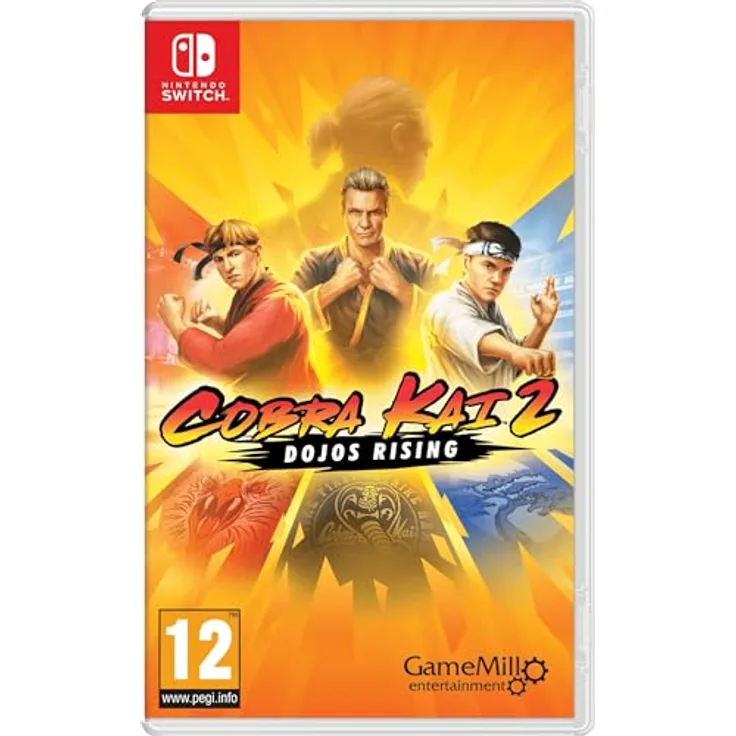 GameMill Entertainment Cobra Kai 2 Dojos Rising, Nintendo Switch Spiel mit Mehrspieler-Modus und spannenden Actionkämpfen