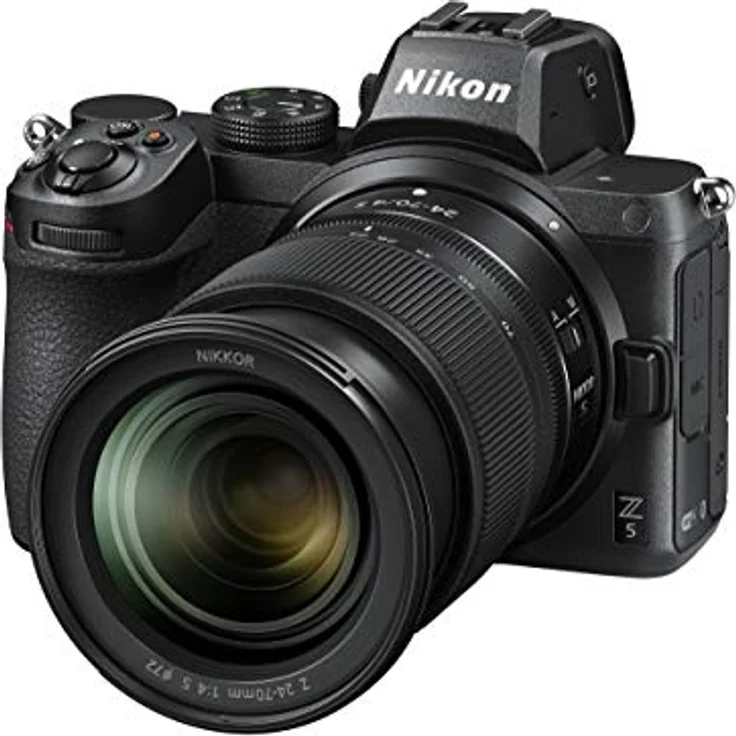 Nikon Z 5 Spiegellose Vollformat-Kamera mit Nikon 24-70mm 1:4,0 S (24,3 MP, Hybrid-AF mit 273 Messfeldern, 5-Achsen-Bildstabilisator, 4K UHD Video, doppeltes Kartenfach) – Bild 1