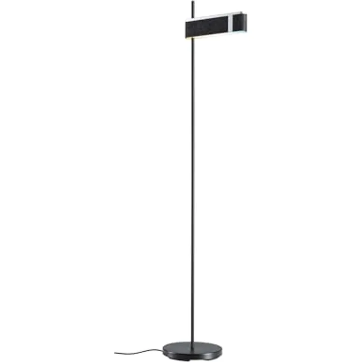 Paulmann Smart LED-Stehleuchte Jagun, anthrazit, ZigBee 3.0 mit Tunable White und schalldämpfendem Filzschirm, 151 cm