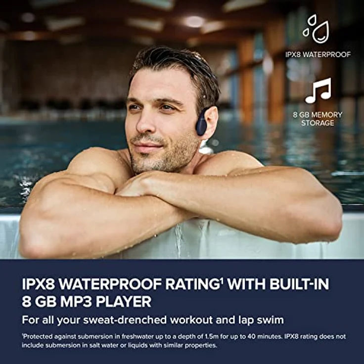 CREATIVE Outlier Free Pro Knochenleitungskopfhörer mit Bluetooth® 5.3 und IPX8 Wasserdichtigkeit – Bild 3