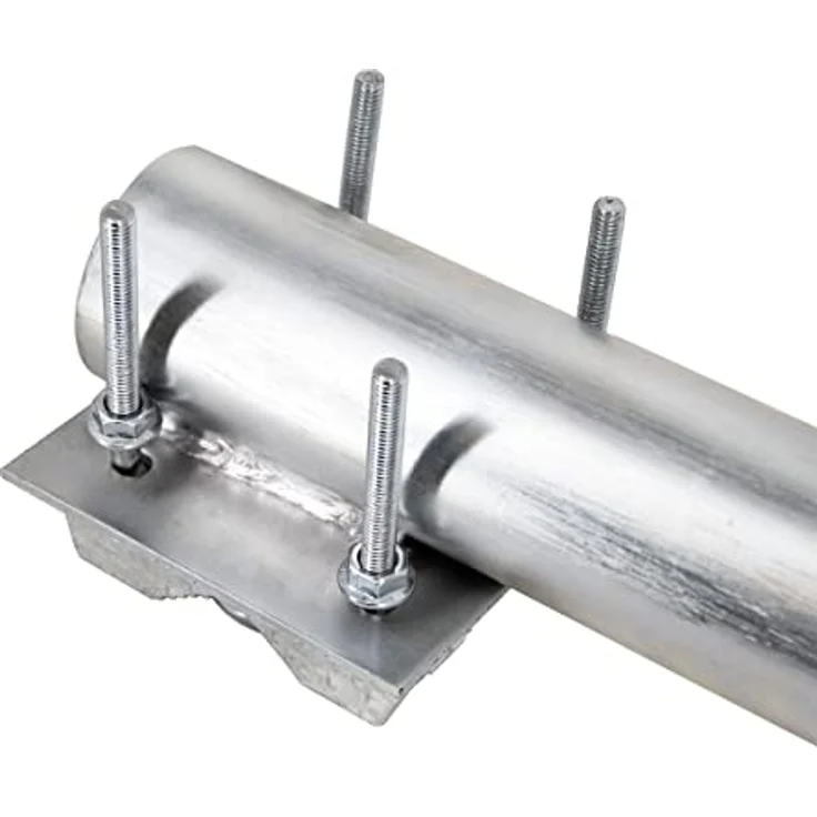 Premium X Balkon-Halter 40cm Ø 48mm Stahl Mast Geländer-Halterung für Satelliten-Schüssel SAT-Antenne Ausleger Mastaufsatz Mast-Verlängerung – Bild 4