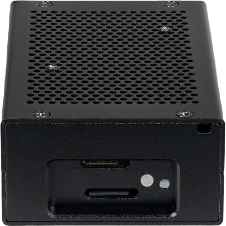 Joy-it RB-AlucaseP5-01B, Aluminiumgehäuse für Raspberry Pi 5 mit aktivem Lüfter und Kühlkörper, schwarz – Bild 2