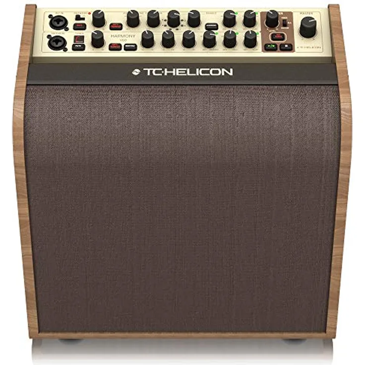 TC-Helicon Harmony V60, Zweikanaliger Akustikgitarren Verstärker mit 60 Watt Leistung und 4-Button Footswitch