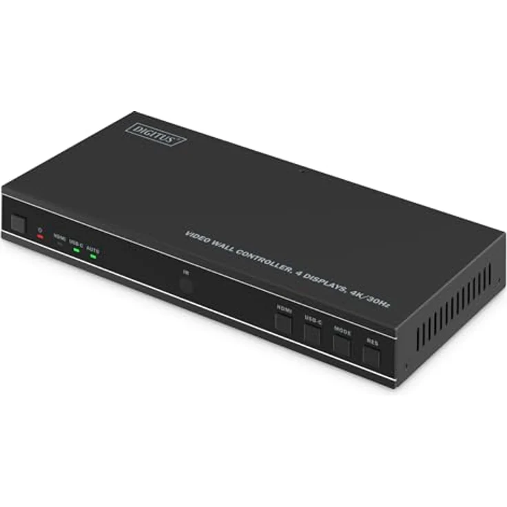 DIGITUS DS-55358 HDMI Video Wall Controller, UHD 4K 60Hz Eingangssignal, 4K 30Hz Output, 8 Display-Modi inkl. Fernbedienung – Bild 1