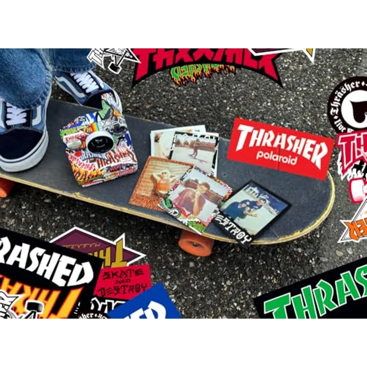 POLAROID i-Type Farbfilm Thrasher Edition, Sofortbildfilm glänzend, 8 Bilder mit einzigartigem Artwork – Bild 5