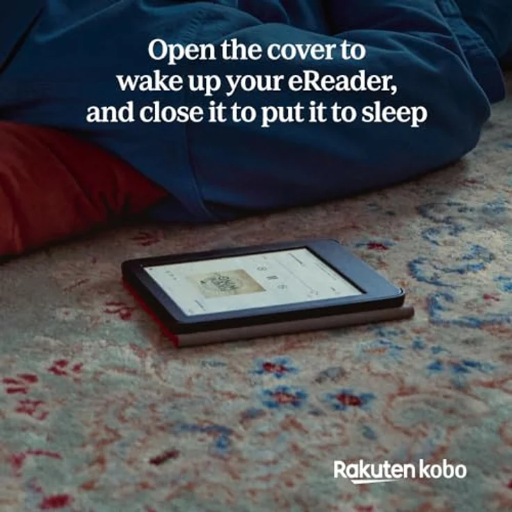 Kobo Clara Colour/BW SleepCover Case | Misty Green | Sleep/Wake Technology | Built-in 2-Way Stand | Vegan Leather | Compatible with 6" Kobo Clara Colour/BW eReader – Bild 4