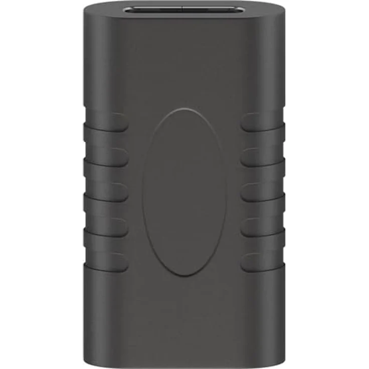 Goobay 45401 Adapter USB-C auf USB-C, schwarz - USB-C Buchse auf USB-C Buchse – Bild 3