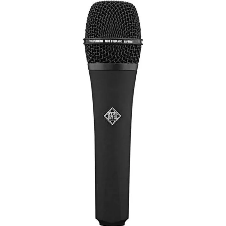 Telefunken M80 Black dynamisches Mikrofon mit Kabel (Studio, Live), hoher Grenzschalldruckpegel
