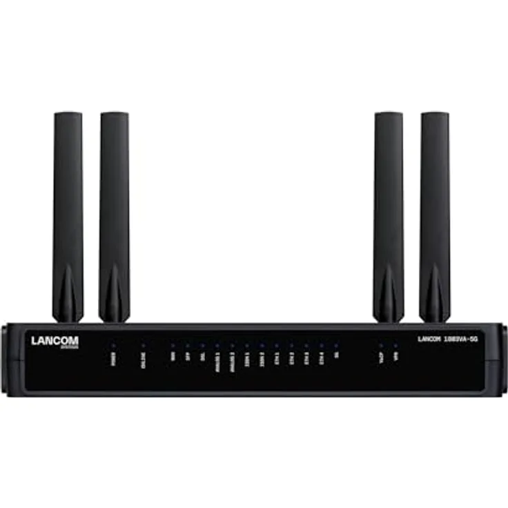 LANCOM 1803VA-5G SD-WAN VoIP Gateway mit VDSL und 5G, Highspeed-Internet und Load Balancing, schwarz
