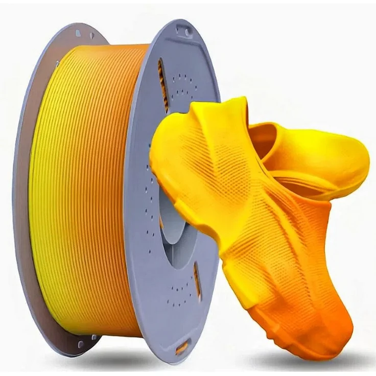 KINGROON TPU Filament 1,75mm 1KG mit Farbverlauf, extrem flexibel und hochelastisch, ideal für Handyhüllen und DIY-Projekte