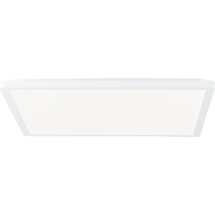 Brelight LED Panel mit Memory Funktion und Timer - Deckenaufbau-Paneel - CCT Lichtfarbe von 3000K bis 6500K einstellbar über Fernbedienung - 42 cm Länge x 42 cm Breite - Weiß