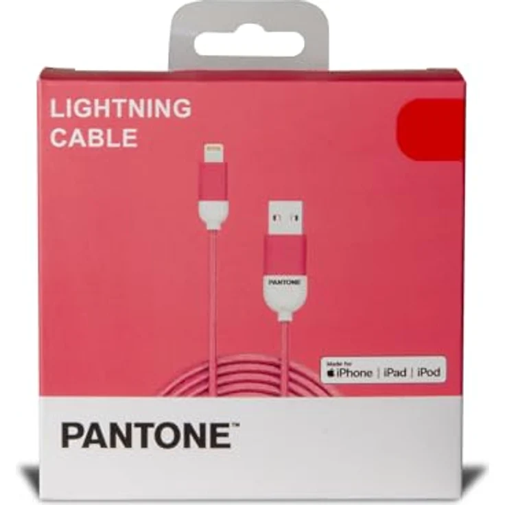 Celly PT-LCS001-5P, USB-Lightning Kabel, 1,5 m, 2,4 A, pink – Bild 4