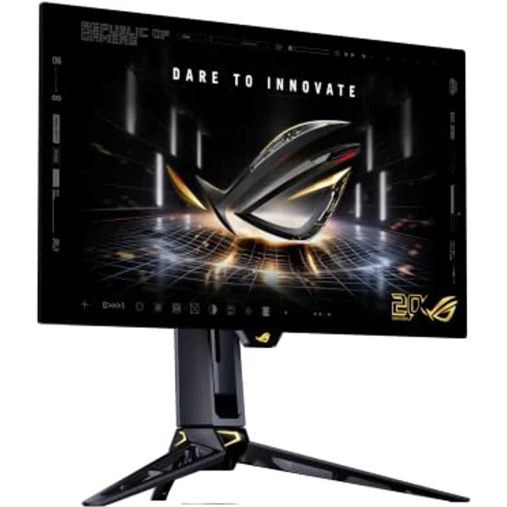 ASUS ROG Swift OLED PG27AQWP-G Edition 20 Gaming-Monitor, 27 Zoll, Dual-Mode, 0,03ms Reaktionszeit, VESA DisplayHDR 500, TrueBlack Glossy Panel – Bild 3