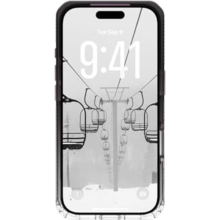 URBAN ARMOR GEAR Plyo MS Case für Apple iPhone 17 Pro, sturzfest mit Air-Soft Ecken, Wireless Charging, schwarz/transparent/Ombre – Bild 4