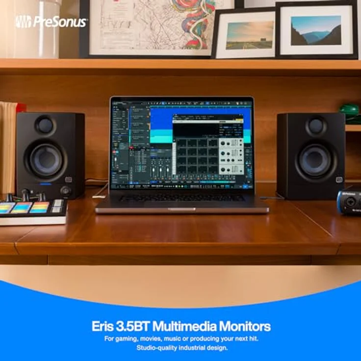 Presonus Eris 3.5BT Studio Monitor-Boxen 2nd Gen PC-Lautsprecher (Bluetooth, 50 W, 1 Paar) – Bild 4