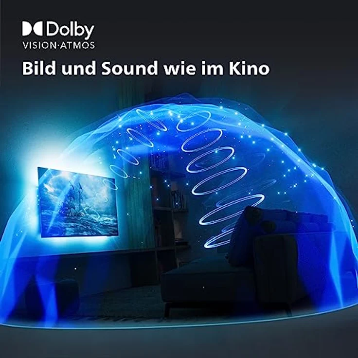 Philips 4K OLED Ambilight TV|OLED808/12|164 cm (65 Zoll)|UHD 4K|120Hz|P5 AI Perfect Picture Engine|HDR10+|Smart TV|Dolby Atmos|40W Lautsprecher|TV-Ständer|Prime|Netflix|YouTube|Google Assistant|Alexa| – Bild 4