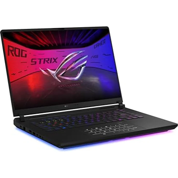ASUS ROG Strix Scar 16 G635LX-RW110W, Gaming-Notebook mit Intel Core Ultra 9 275HX, 64 GB RAM, 1 TB SSD, NVIDIA GeForce RTX 5090, 16" WQXGA Display, schwarz – Bild 2