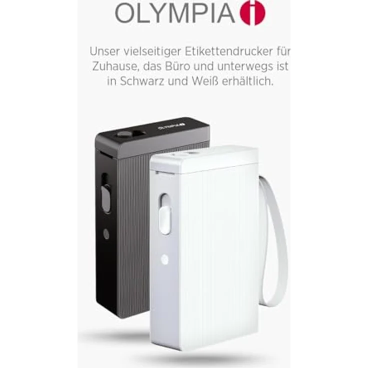 Olympia 6300 Etikettendrucker, Thermodirekt 203 x 203 dpi, max. Etikettenbreite 15mm, Bluetooth-fähig, kompakt für Küche und Büro – Bild 8