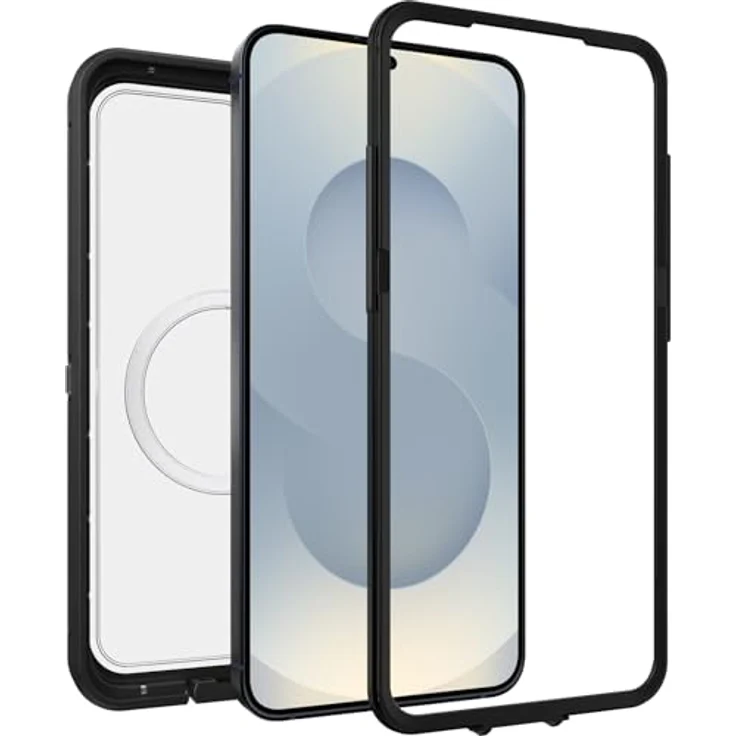 OtterBox Defender XT Clear mit Magneten, Smartphone Hülle für Samsung Galaxy S25+, Schwarz, Transparent, 7-facher Fallschutz, Qi2-Wireless-Ladefähigkeit, robustes Design – Bild 3