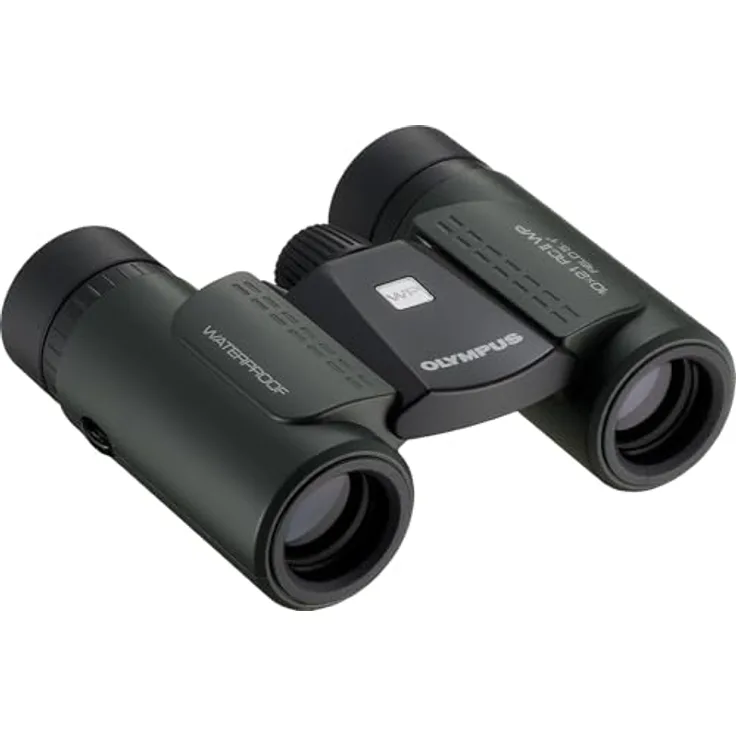 Olympus RC-II-WP, Fernglas, 10x Vergrößerung, wasserdicht, ultrakompakt, klappbar, Gummikörper