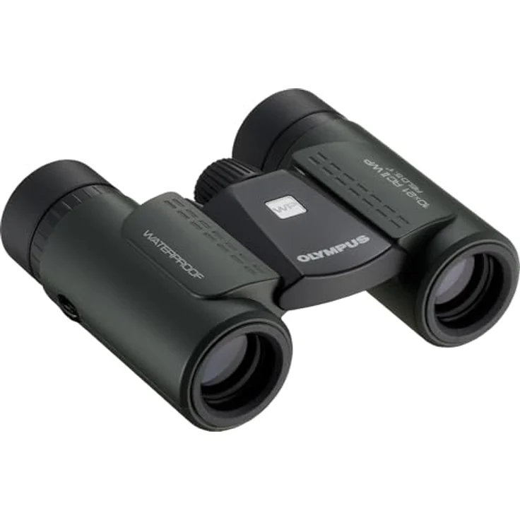 Olympus RC-II-WP, Fernglas, 10x Vergrößerung, wasserdicht, ultrakompakt, klappbar, Gummikörper – Bild 1