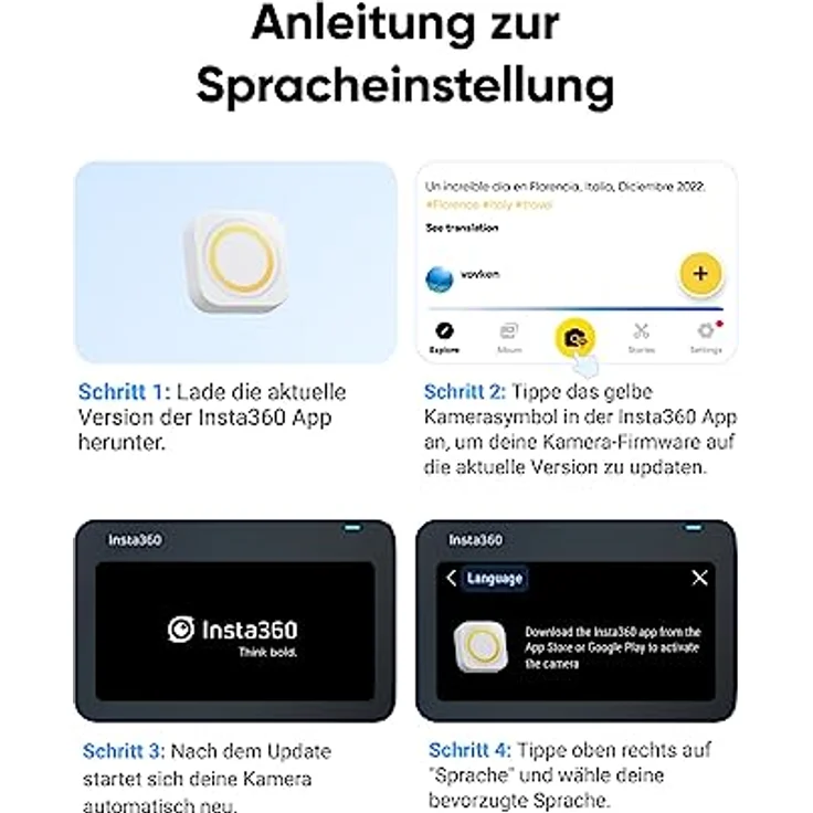 Insta360 GO 3 (64 GB) - Kleine & leichte Action-Kamera, tragbar & vielseitig, freihändige POVs, überall anbringbar, Stabilisierung, multifunktionaler Action Pod, wasserdicht, für Reisen, Sport, Vlogs – Bild 5
