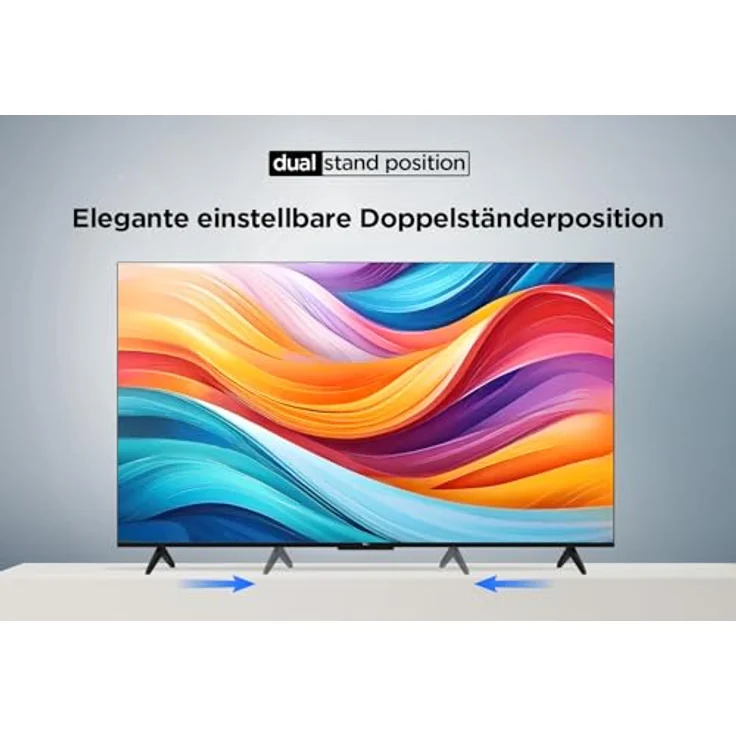 TCL 55T7B 55-Zoll QLED Pro Fernseher, 4K Ultra HD, HDR Pro, Smart TV Unterstützt von Google TV (Dolby & Atmos, Motion Clarity, Freihändige Sprachsteuerung, Kompatibel mit Google Assistant & Alexa) – Bild 2