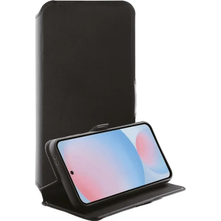 Vivanco Pure Wallet Geldbörsenhülle für Samsung Galaxy A36 5G und A56 5G, Schwarz, Buchklapptasche